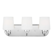 Windom 18" 3-Light LED Bathroom Vanity, Chrome Finish - Bees Lighting