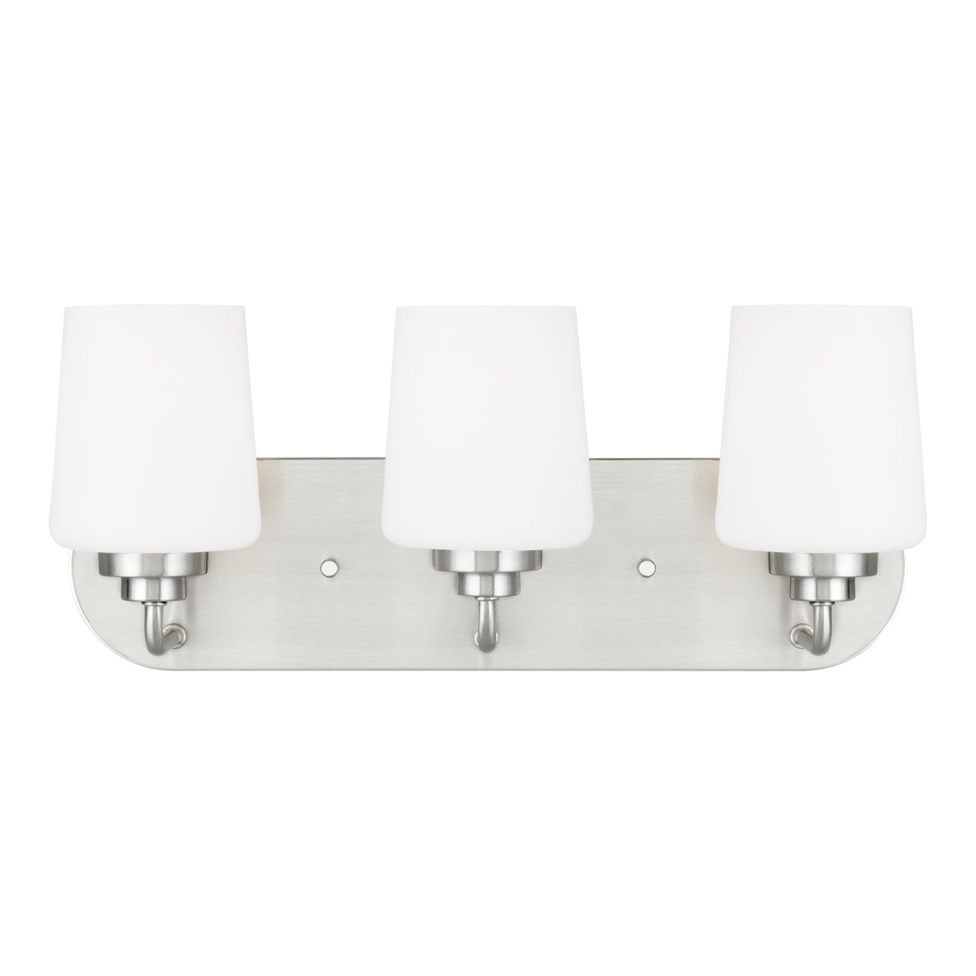Windom 18" 3-Light LED Bathroom Vanity, Brushed Nickel Finish - Bees Lighting