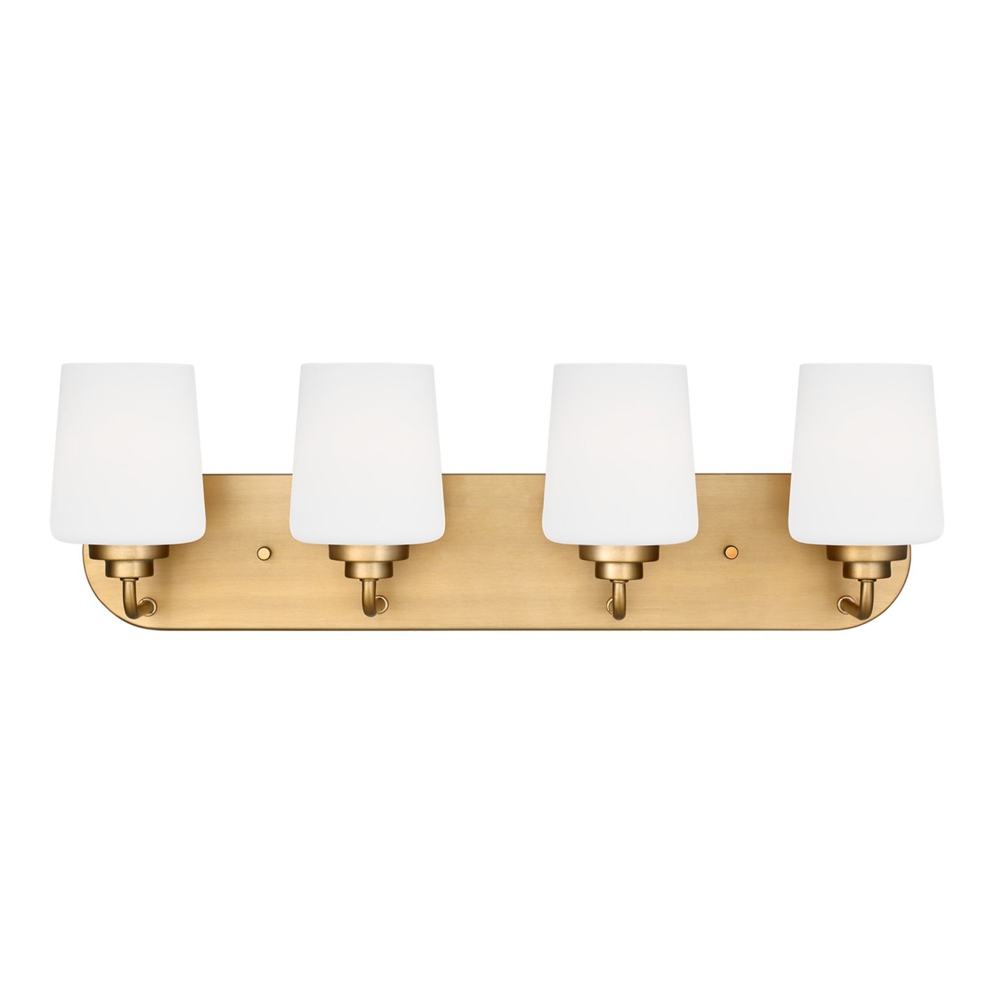 Windom 24" 4-Light Bathroom Vanity, Satin Brass Finish - Bees Lighting