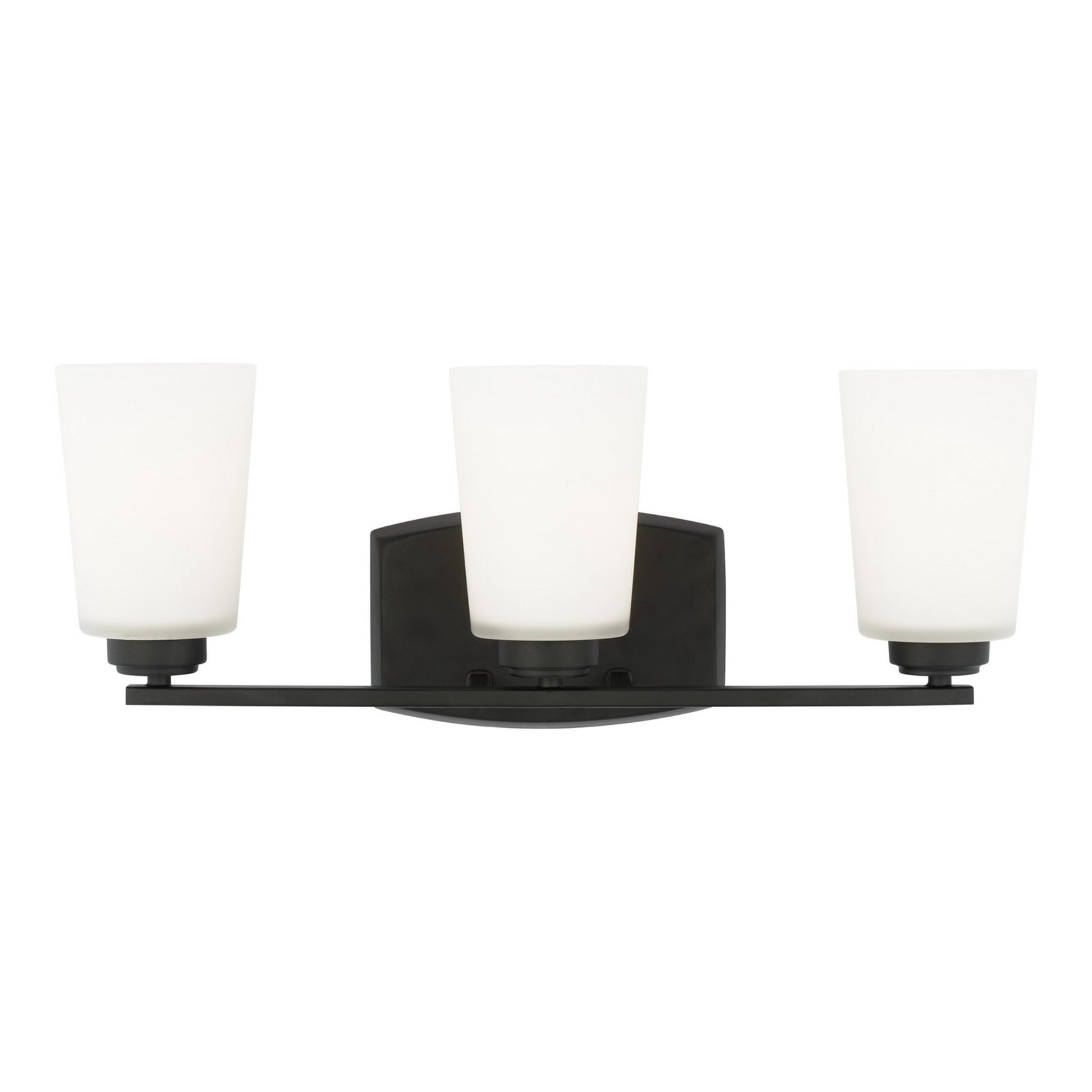 Franport 21" 3-Light Bathroom Vanity, Midnight Black Finish - Bees Lighting