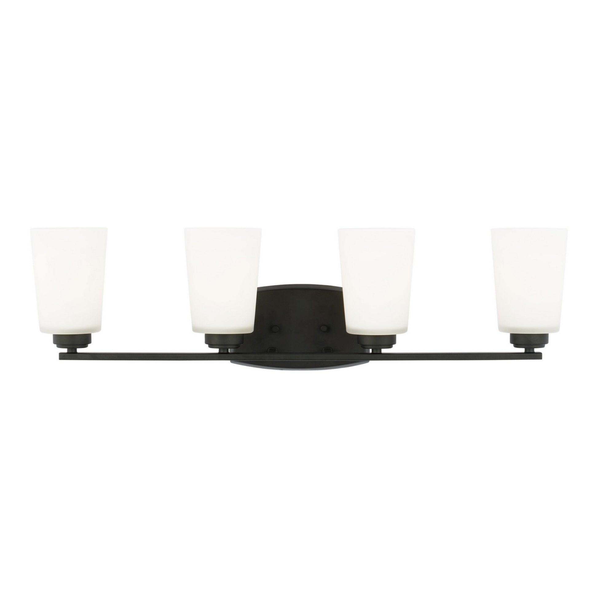 Franport 29" 4-Light Bathroom Vanity, Midnight Black Finish - Bees Lighting
