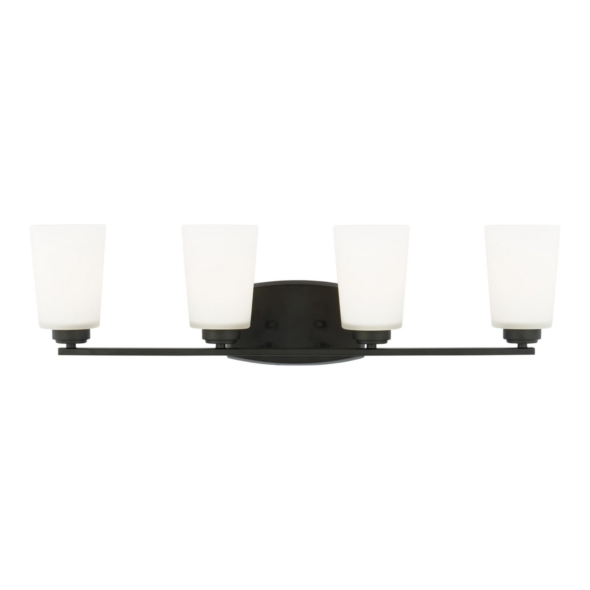 Franport 29" 4-Light Bathroom Vanity, Midnight Black Finish - Bees Lighting