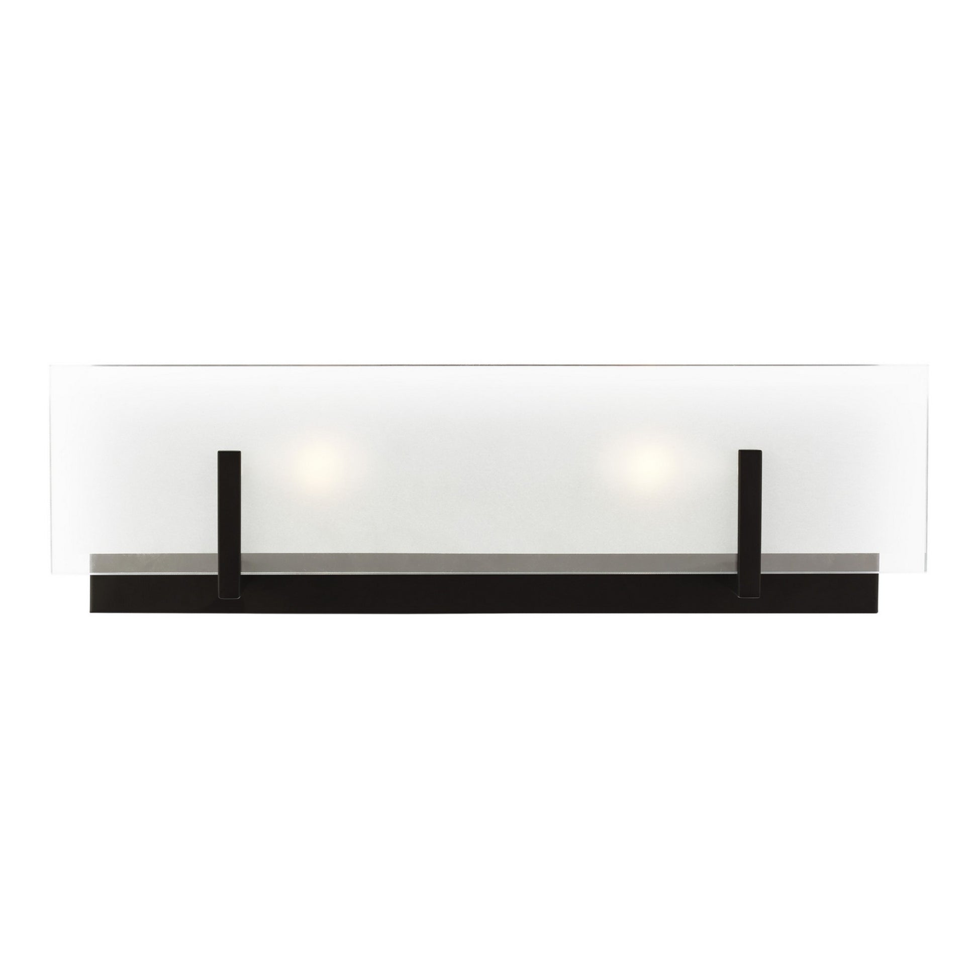 Syll 18" 2-Light LED Bathroom Vanity, Midnight Black Finish - Bees Lighting