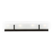 Syll 26" 4-Light Bathroom Vanity, Midnight Black Finish - Bees Lighting
