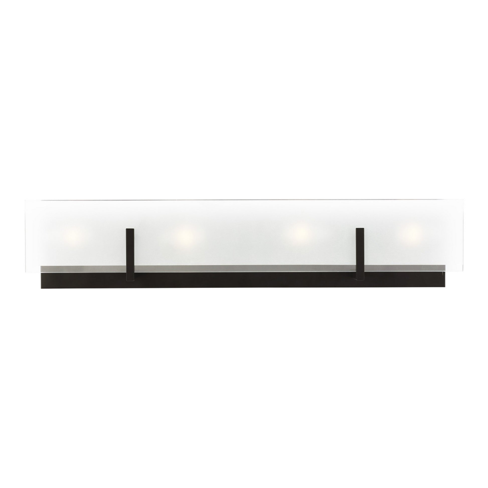 Syll 26" 4-Light LED Bathroom Vanity, Midnight Black Finish - Bees Lighting