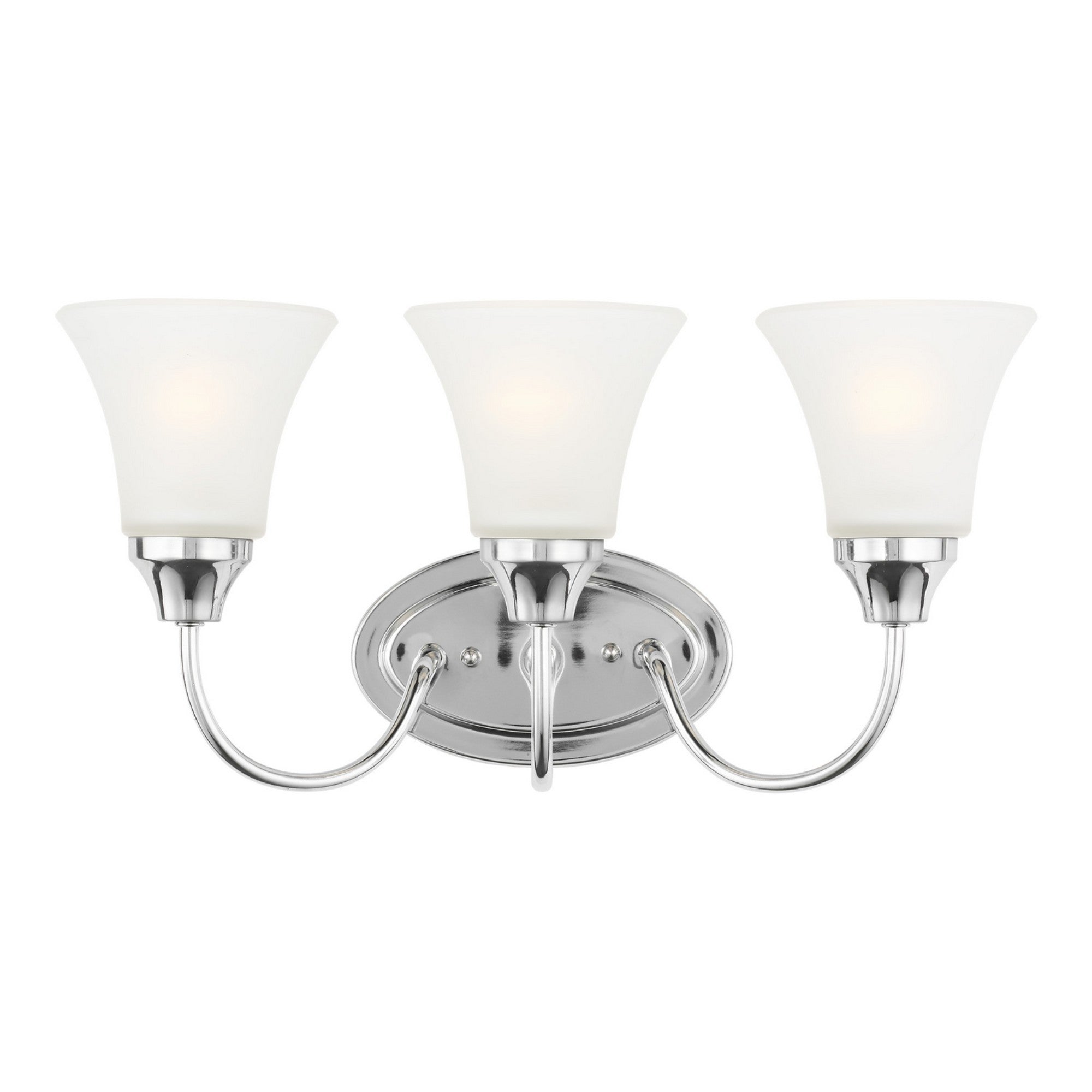Holman 18" 3-Light Bathroom Vanity, Chrome Finish - Bees Lighting