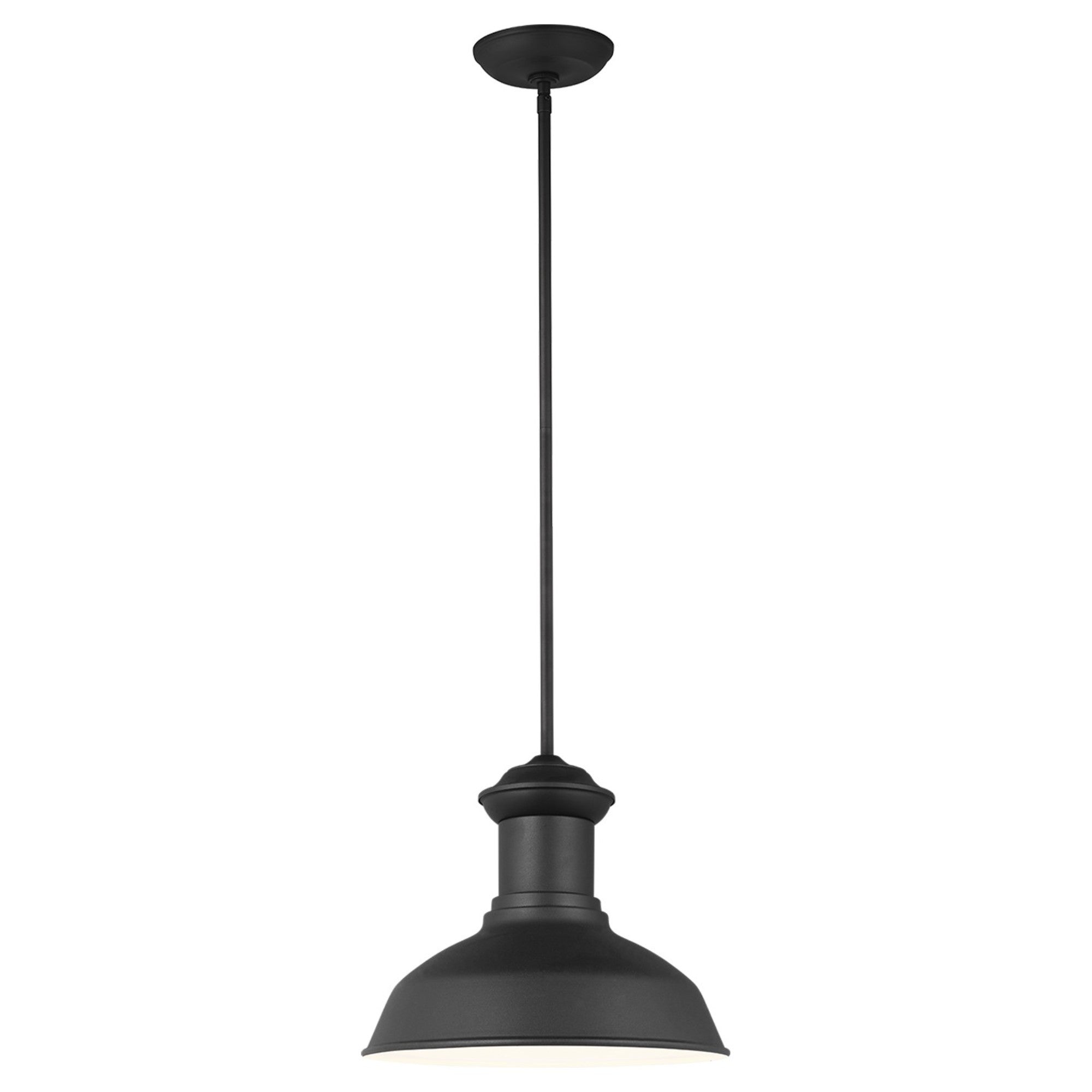 Fredricksburg 13" LED Outdoor Pendant, Black Finish - Bees Lighting