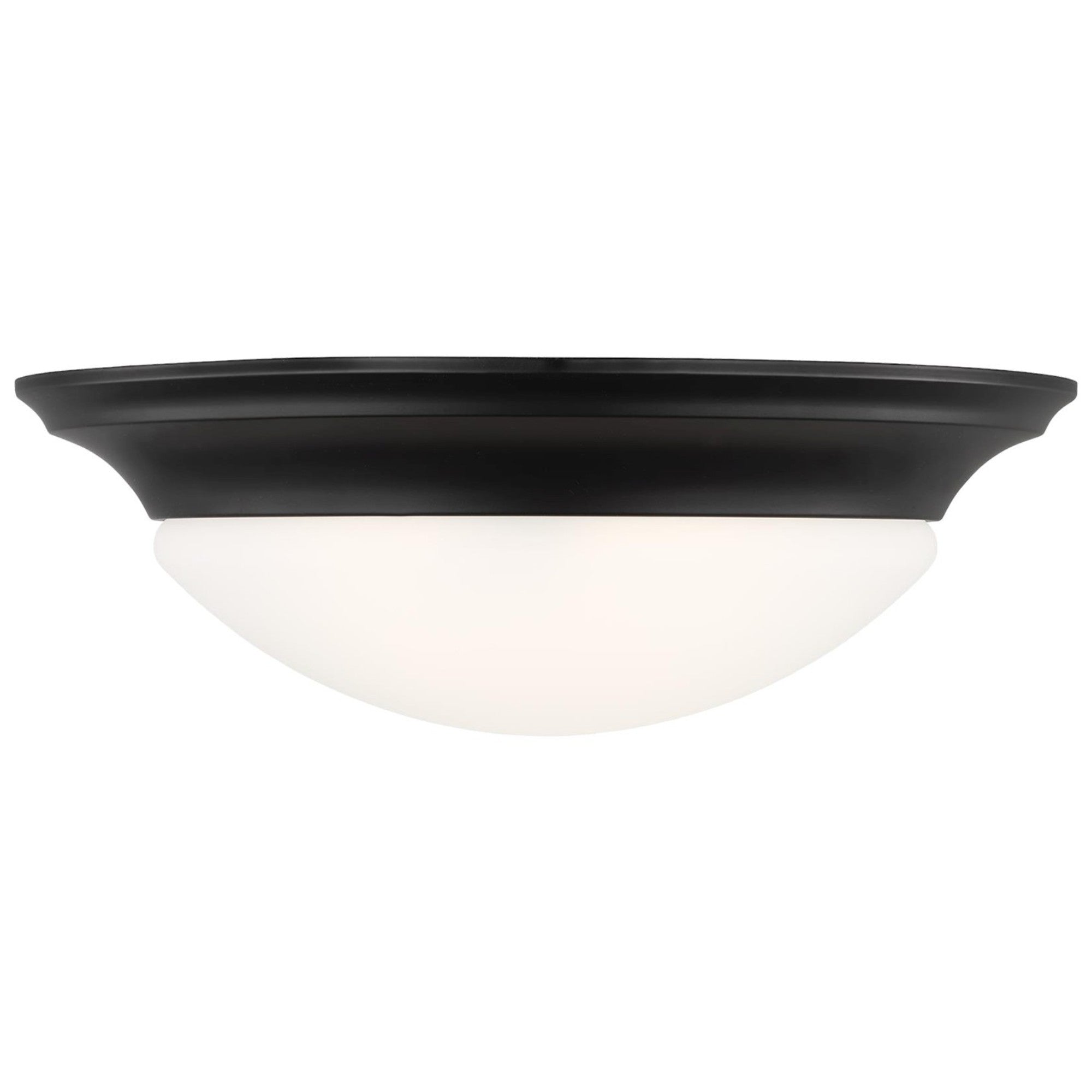 Nash 17" 3-Light Flush Mount, Midnight Black Finish - Bees Lighting