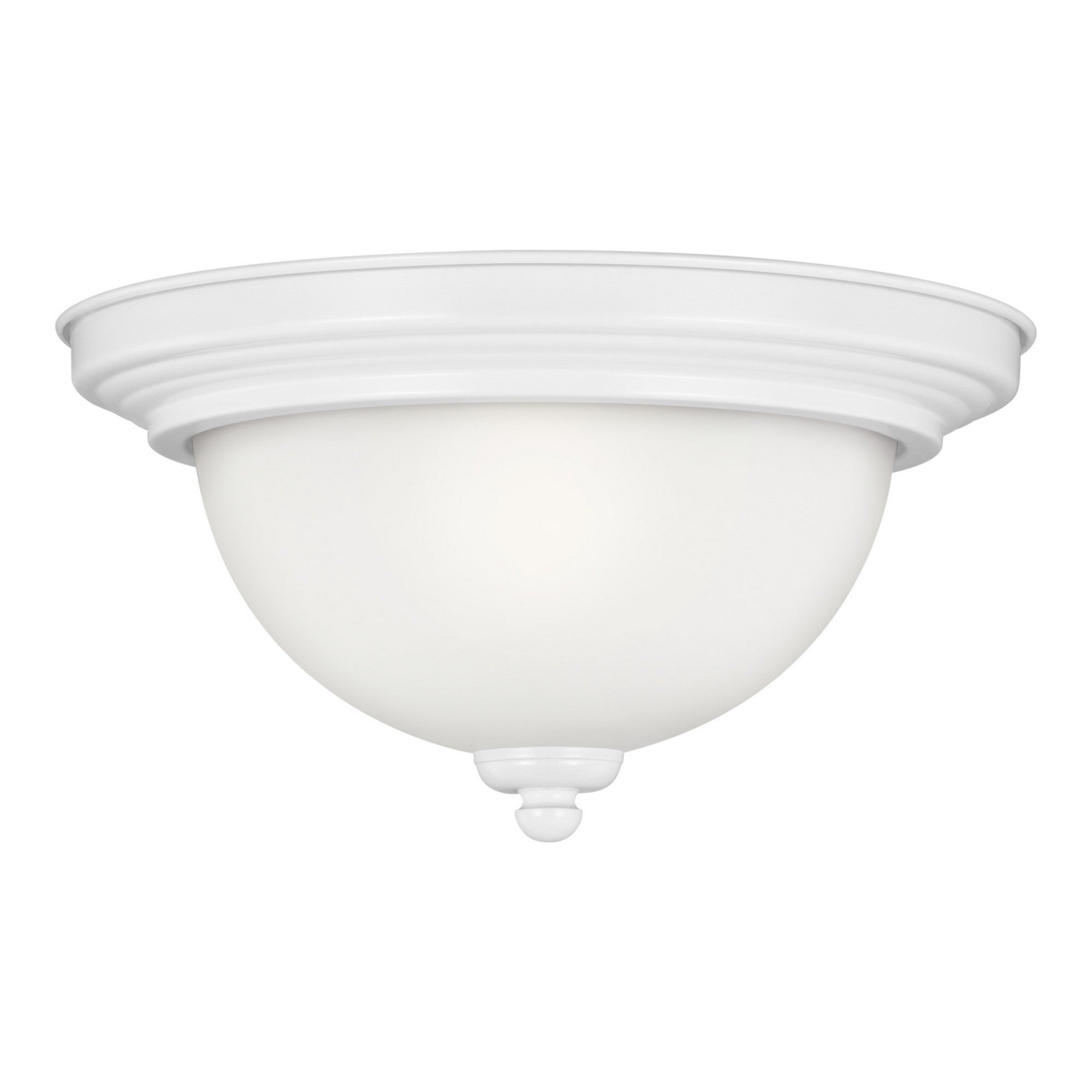 Geary 11" LED Flush Mount, White Finish - Bees Lighting