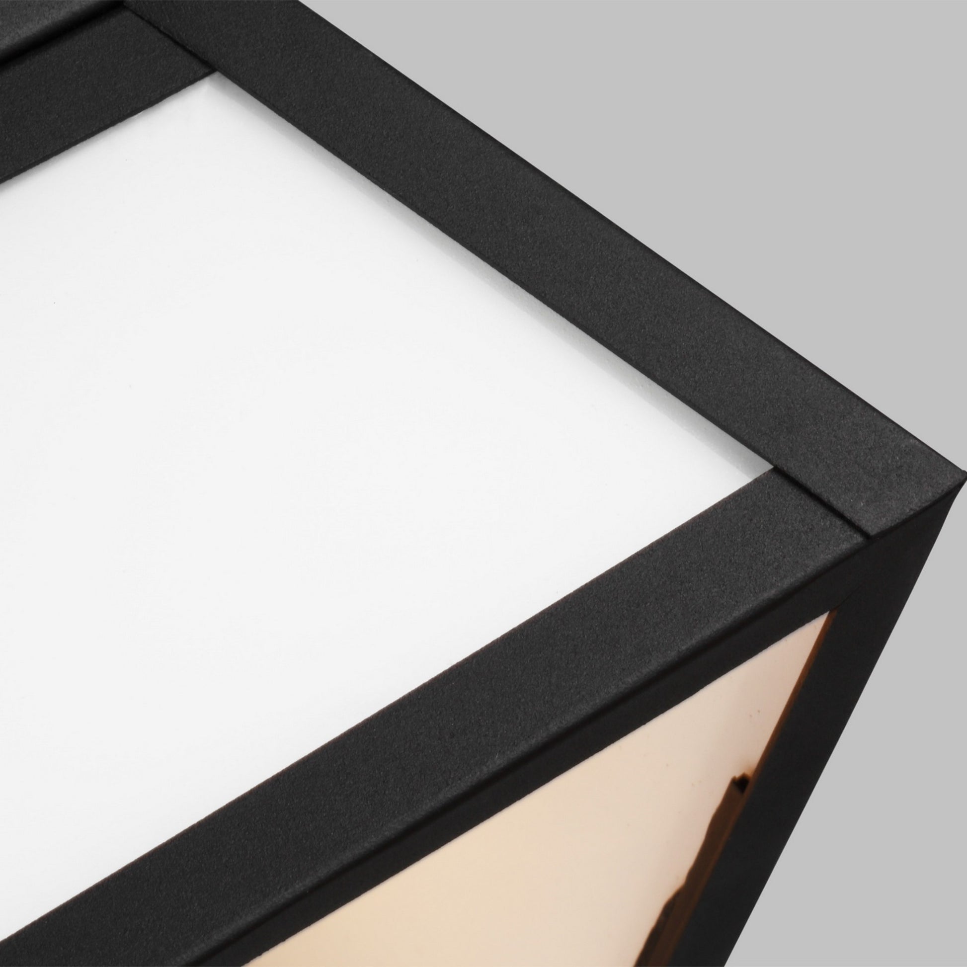 Founders 12" 2-Light Outdoor Flush Mount, Black Finish - Bees Lighting