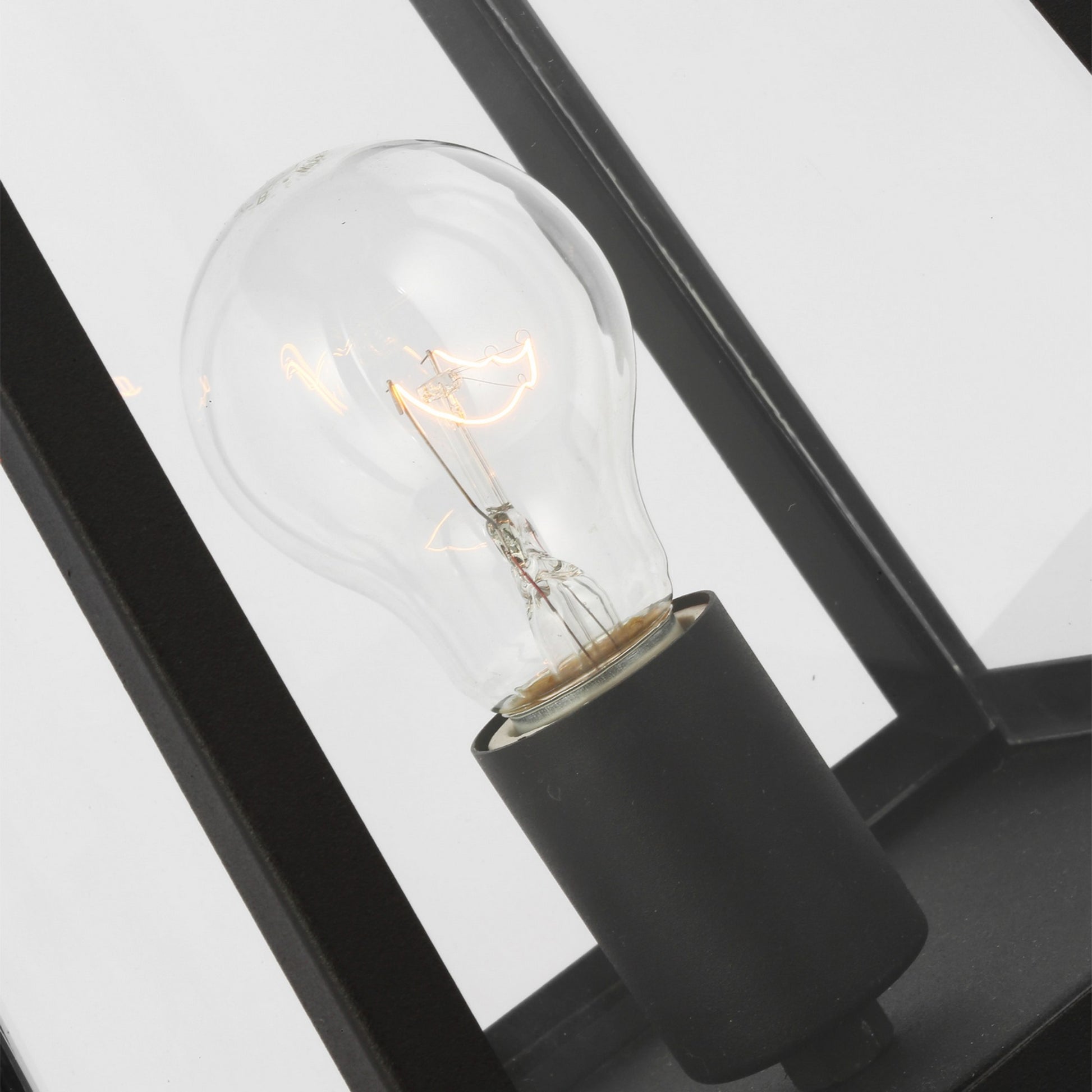 Founders 17" Outdoor Post Lantern, Black Finish - Bees Lighting