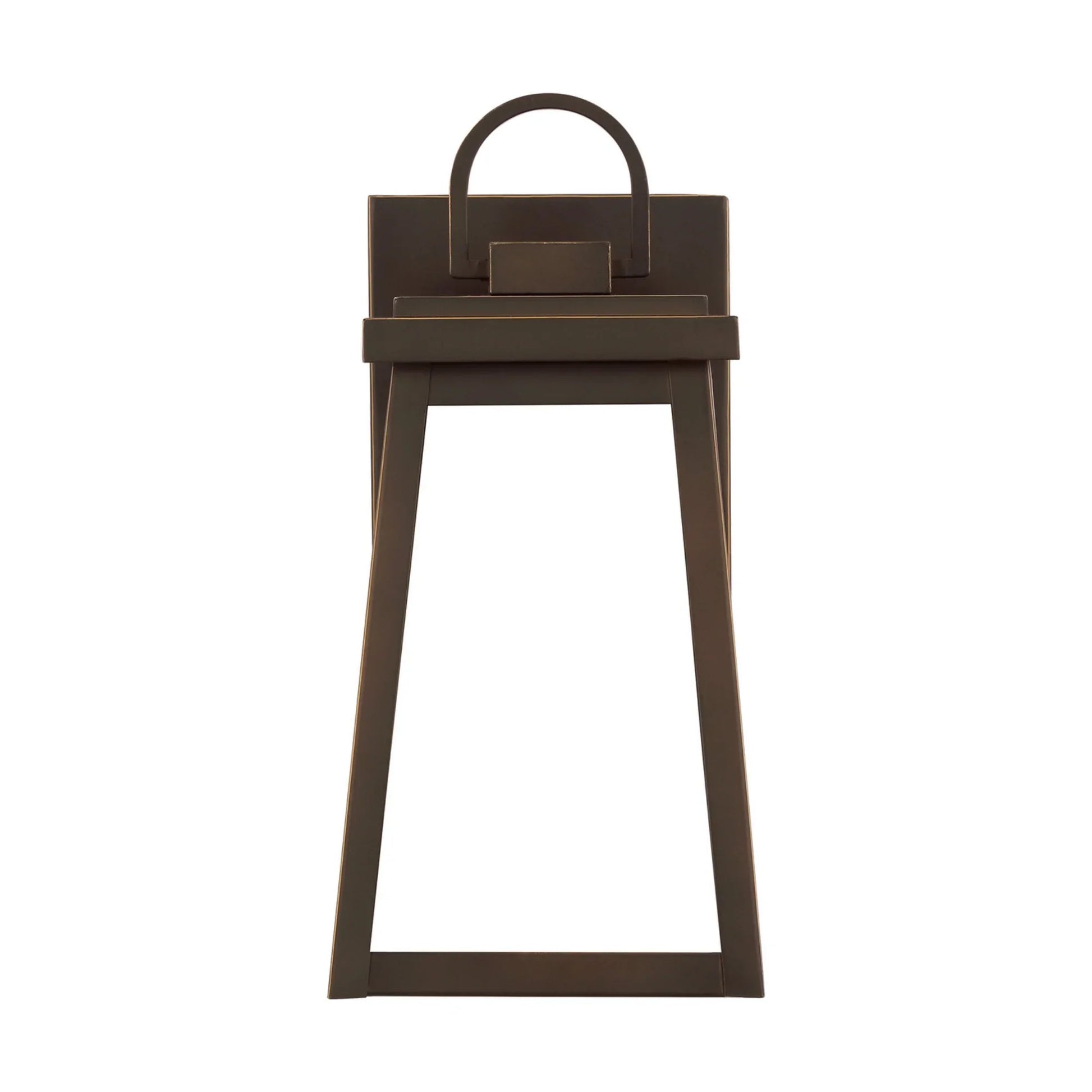 Founders 12" Small Outdoor Wall Lantern, Antique Bronze Finish - Bees Lighting