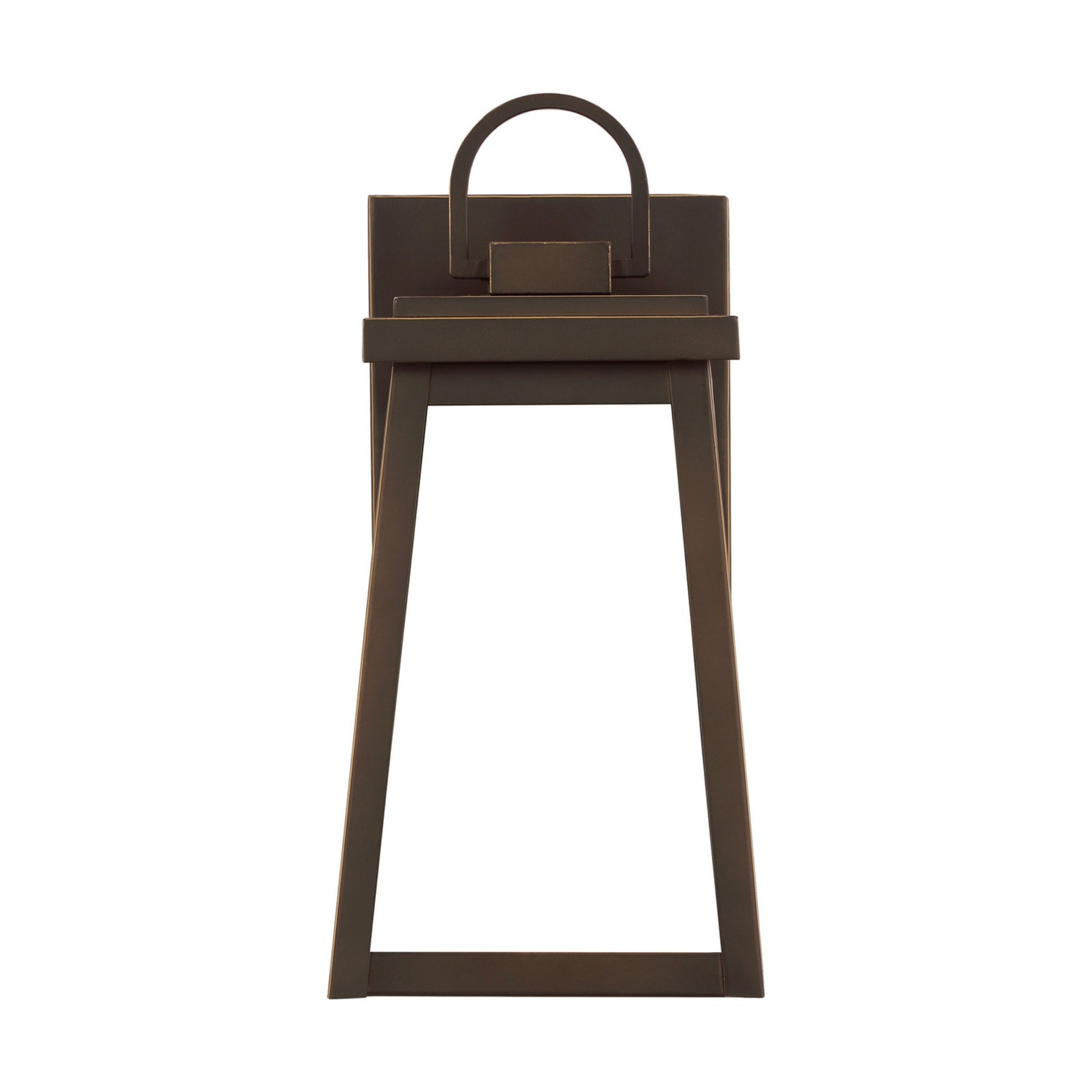Founders 12" Small LED Outdoor Wall Lantern, Antique Bronze Finish - Bees Lighting