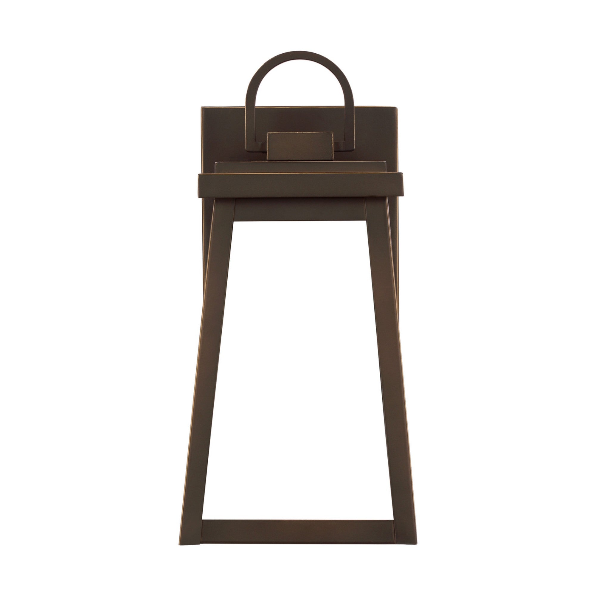 Founders 12" Small LED Outdoor Wall Lantern, Antique Bronze Finish - Bees Lighting