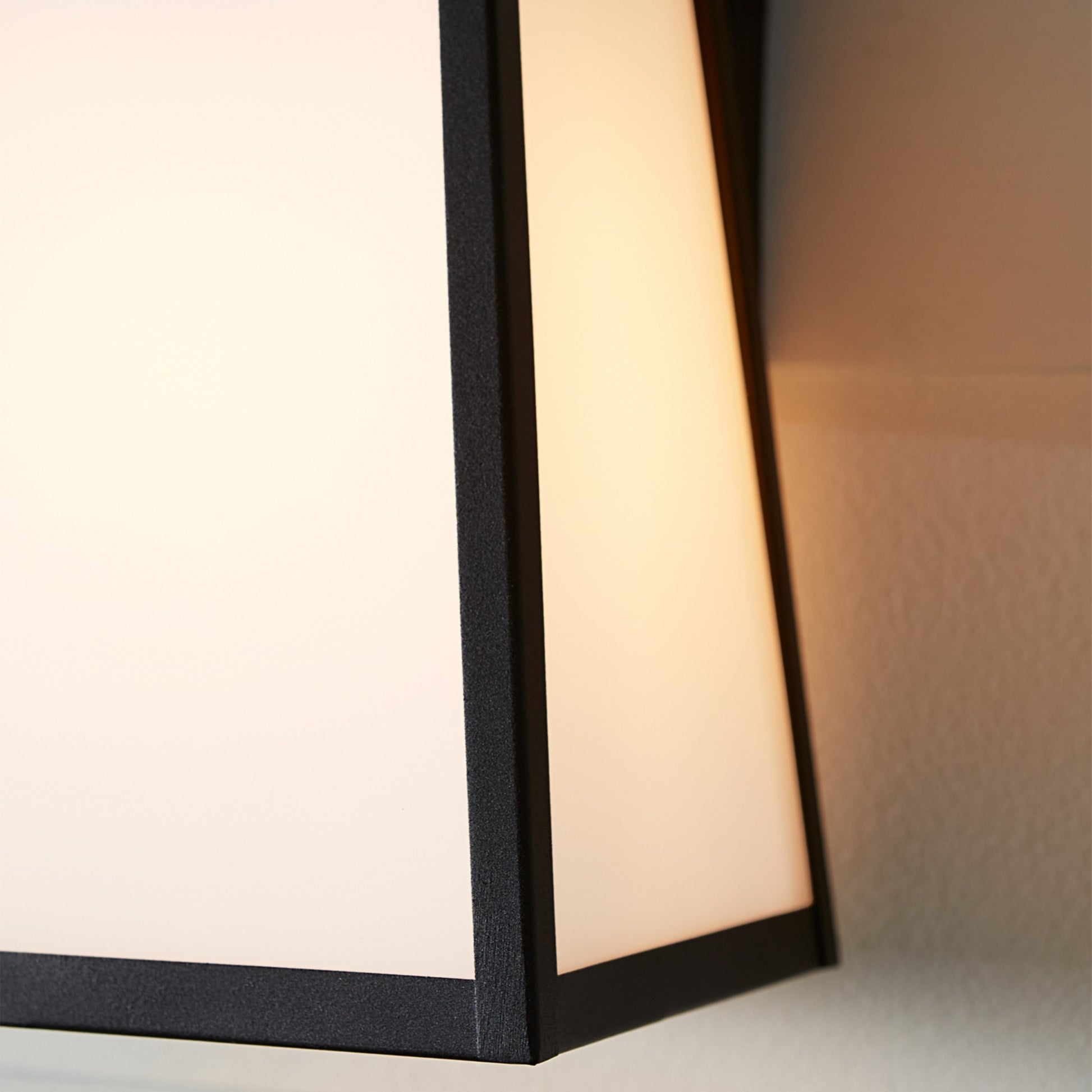 Founders 14" Medium LED Outdoor Wall Lantern, Black Finish - Bees Lighting
