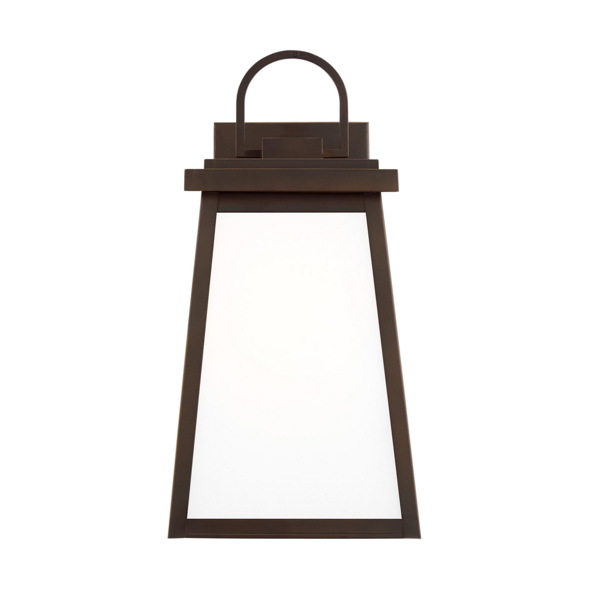 Founders 14" Medium LED Outdoor Wall Lantern, Antique Bronze Finish - Bees Lighting