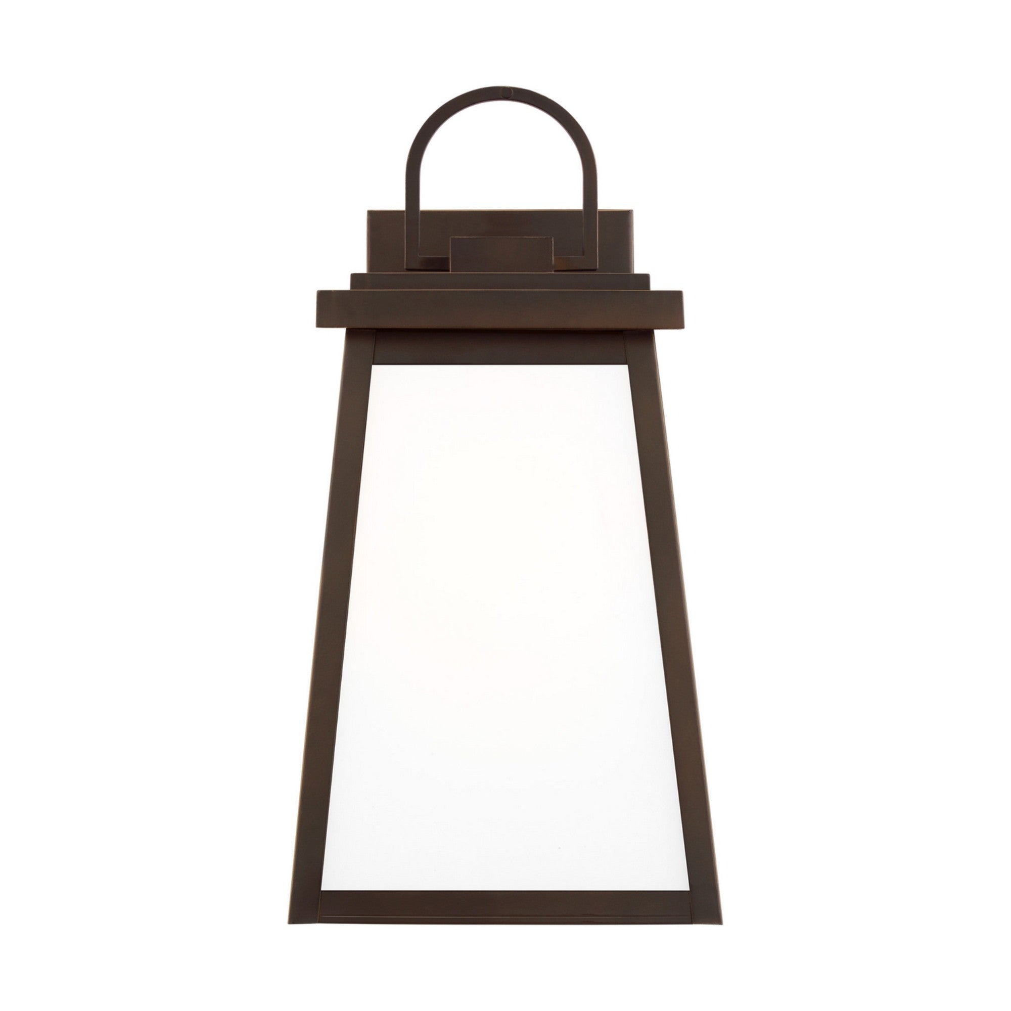 Founders 14" Medium LED Outdoor Wall Lantern, Antique Bronze Finish - Bees Lighting