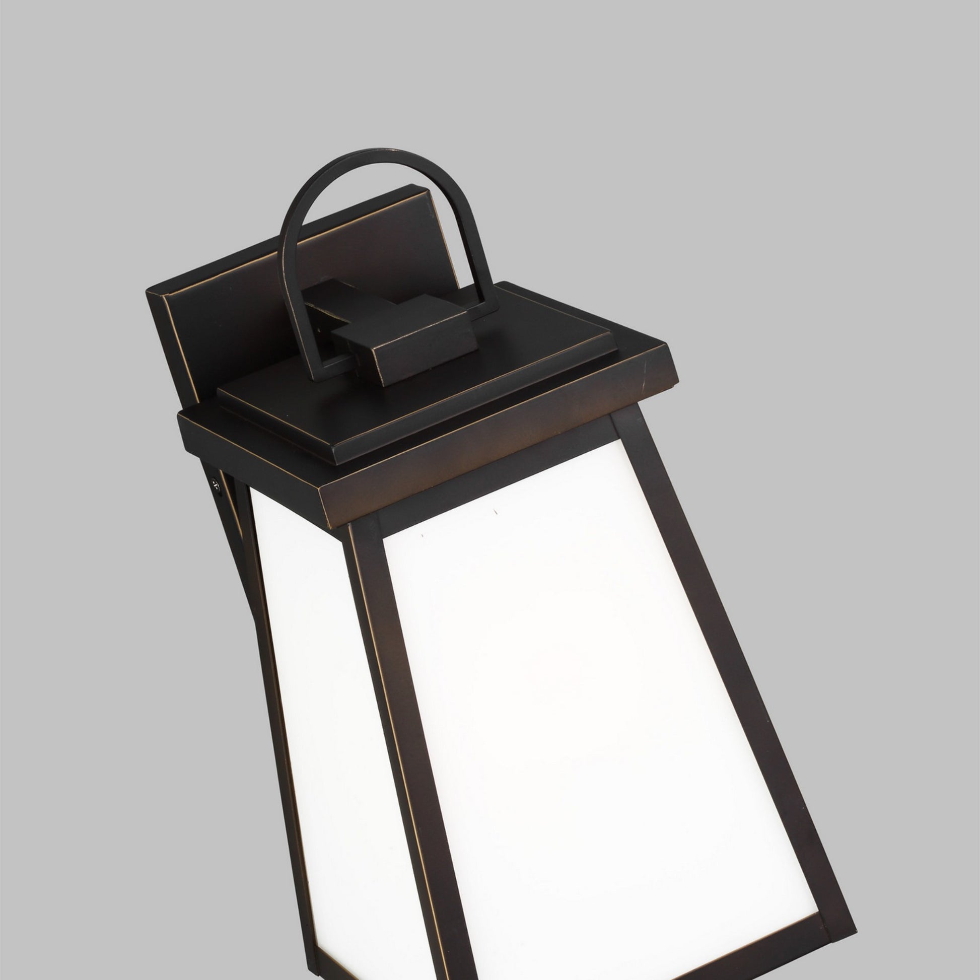 Founders 14" Medium LED Outdoor Wall Lantern, Antique Bronze Finish - Bees Lighting