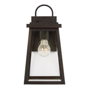 Founders 14" Medium LED Outdoor Wall Lantern, Antique Bronze Finish - Bees Lighting