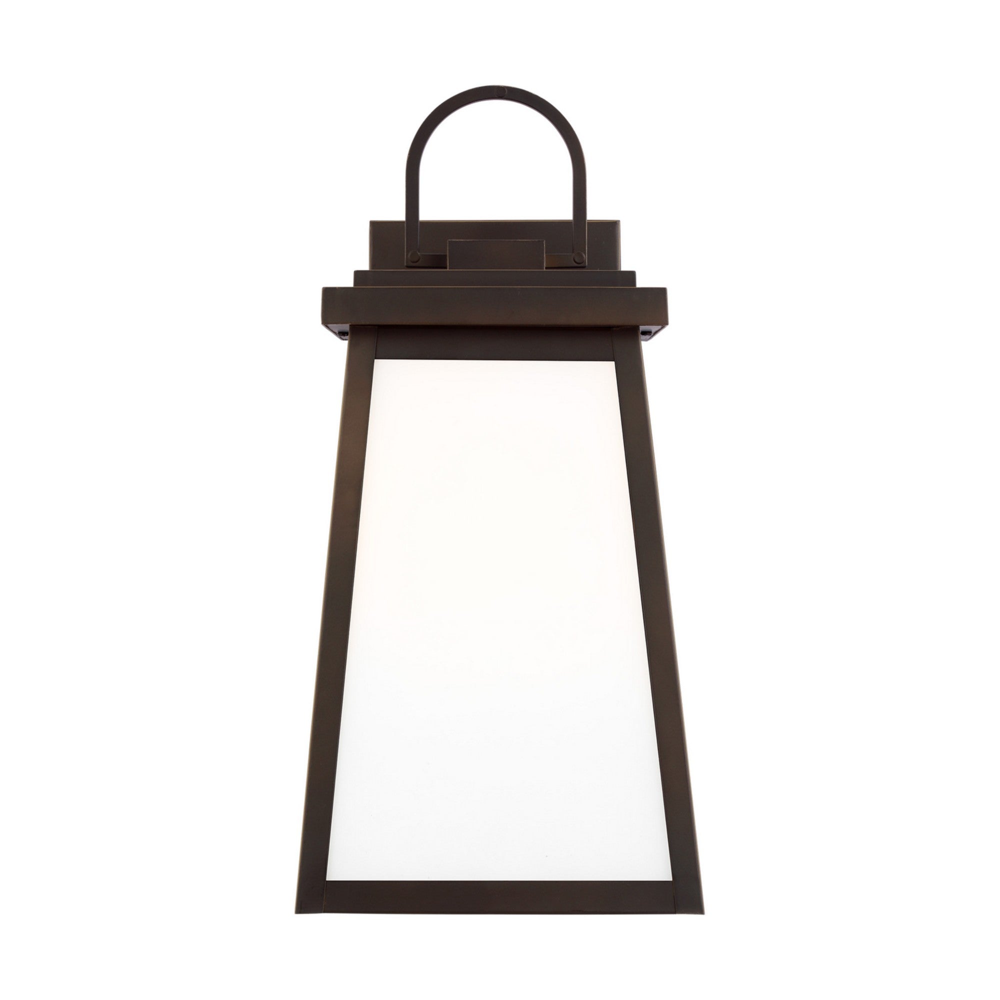 Founders 18" Large LED Outdoor Wall Lantern, Antique Bronze Finish - Bees Lighting