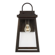 Founders 18" Large LED Outdoor Wall Lantern, Antique Bronze Finish - Bees Lighting