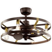 Cavelli 25" LED Fandelier Ceiling Fan - Bees Lighting