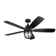 Lydra 52" Cage LED Ceiling Fan - Bees Lighting