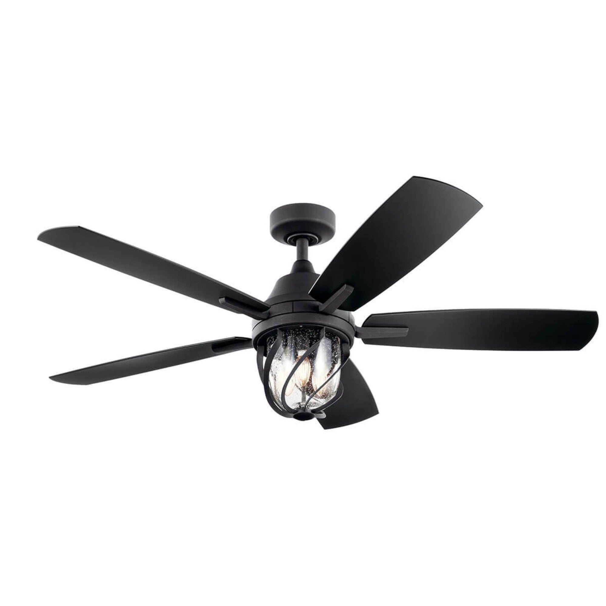 Lydra 52" Cage LED Ceiling Fan - Bees Lighting