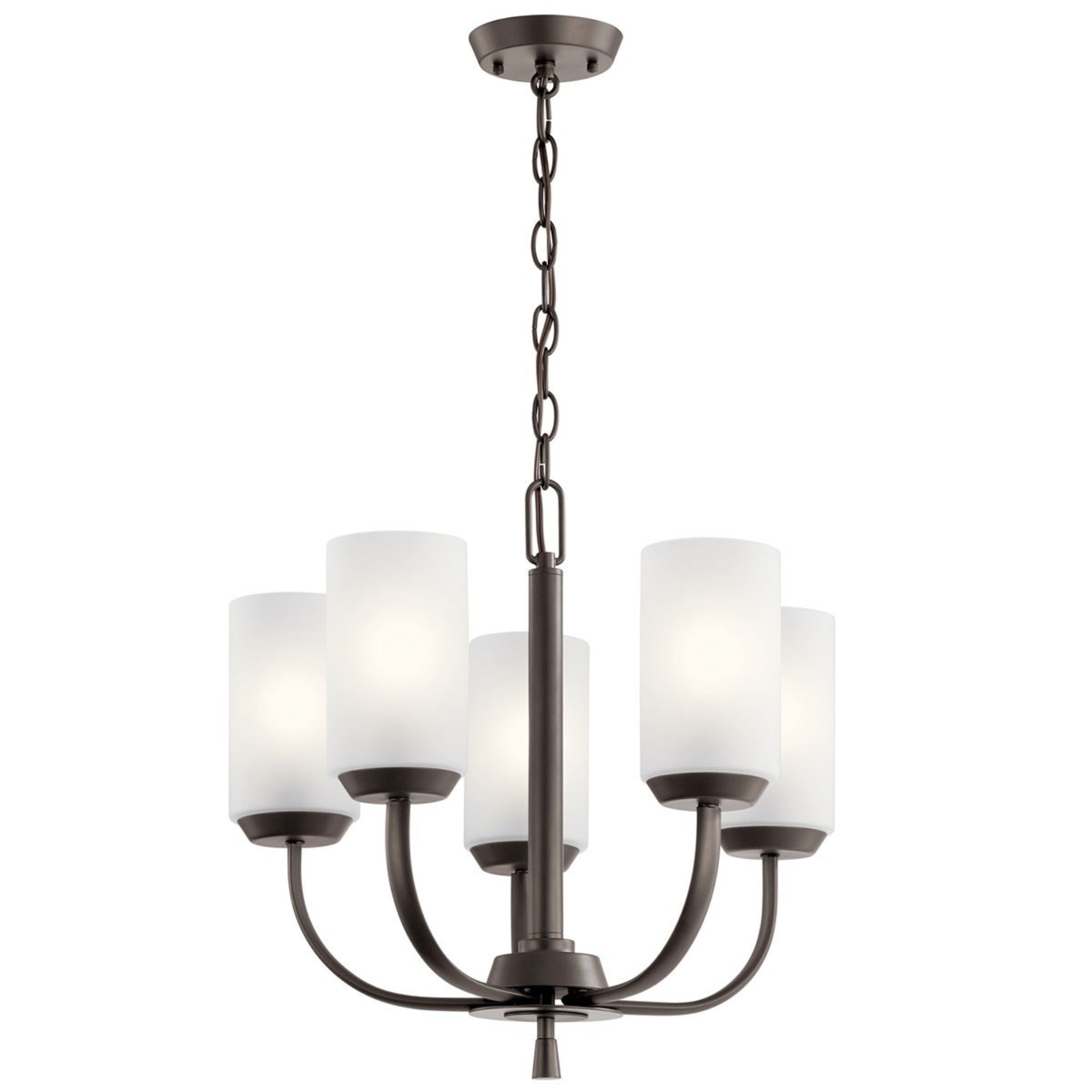 Kennewick 19" 5-Light Chandelier, Olde Bronze Finish - Bees Lighting