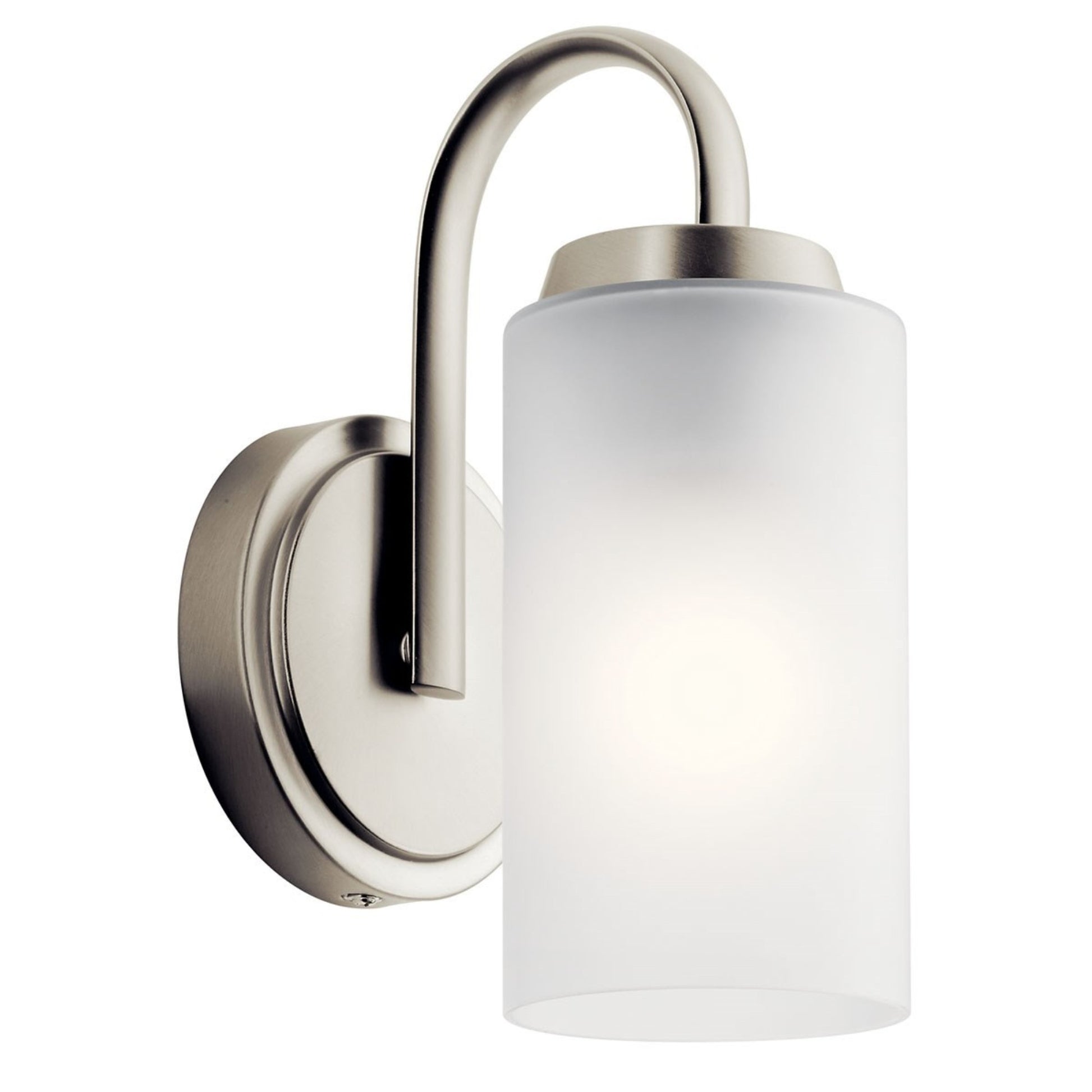 Kennewick 5" Wall Sconce, Brushed Nickel Finish - Bees Lighting