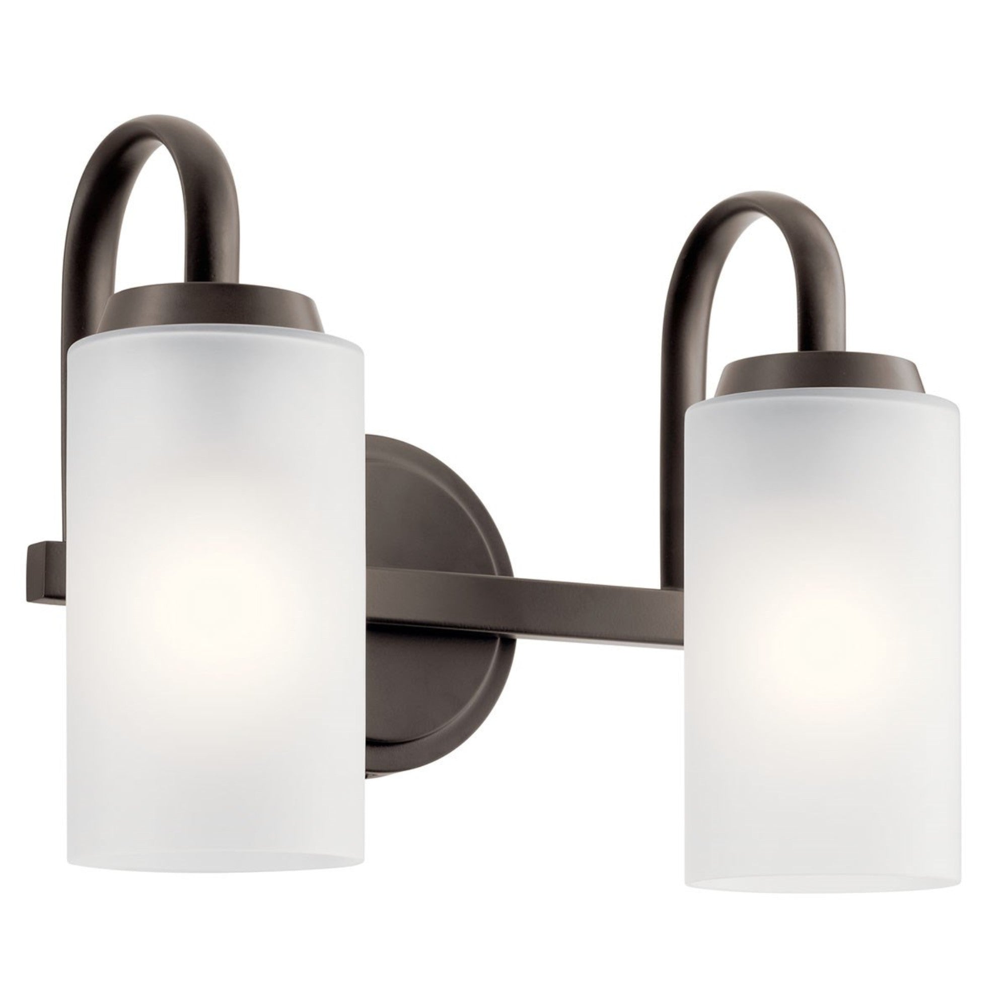 Kennewick 13" 2-Light Bath Vanity Light, Olde Bronze Finish - Bees Lighting