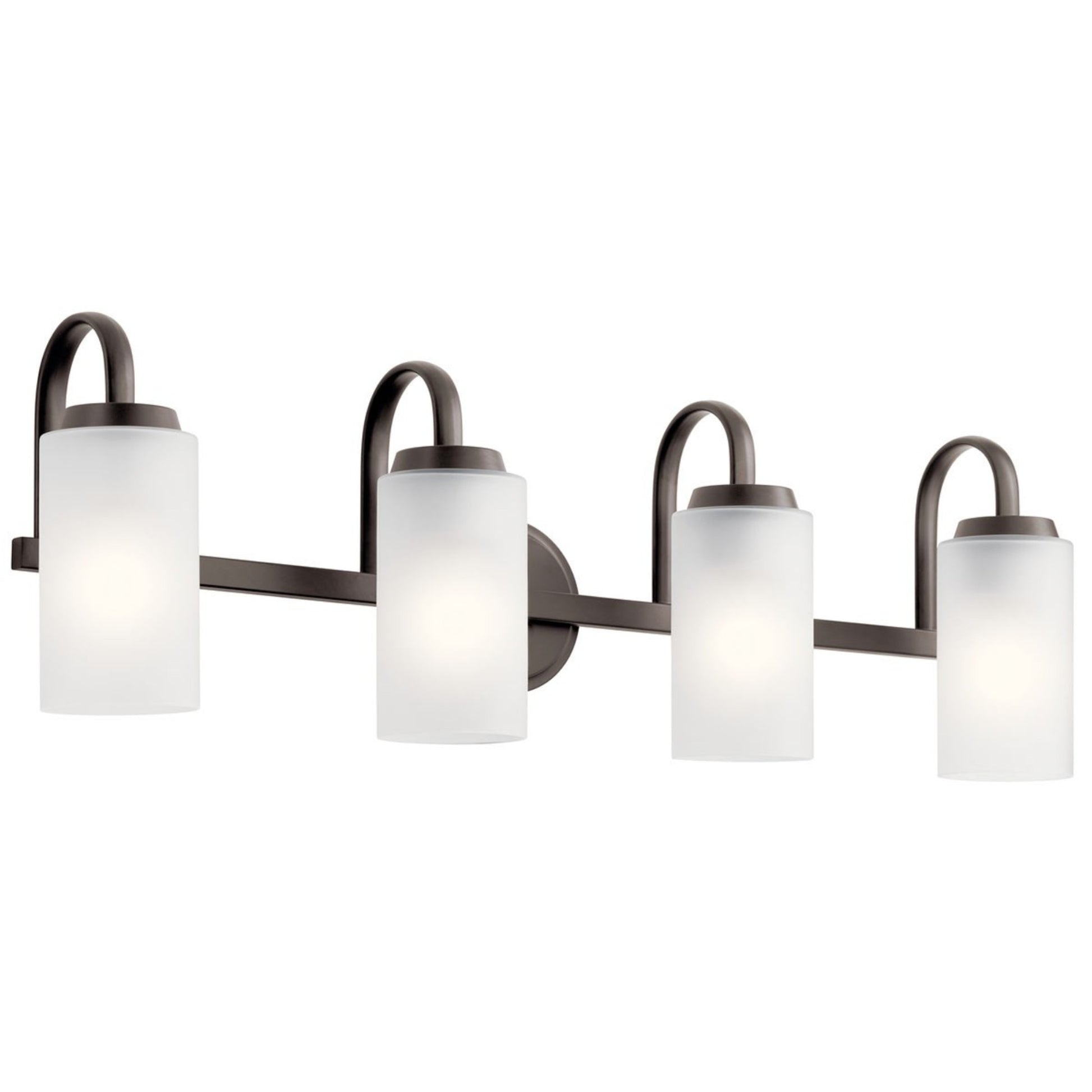 Kennewick 32" 4-Light Bath Vanity Light, Olde Bronze Finish - Bees Lighting