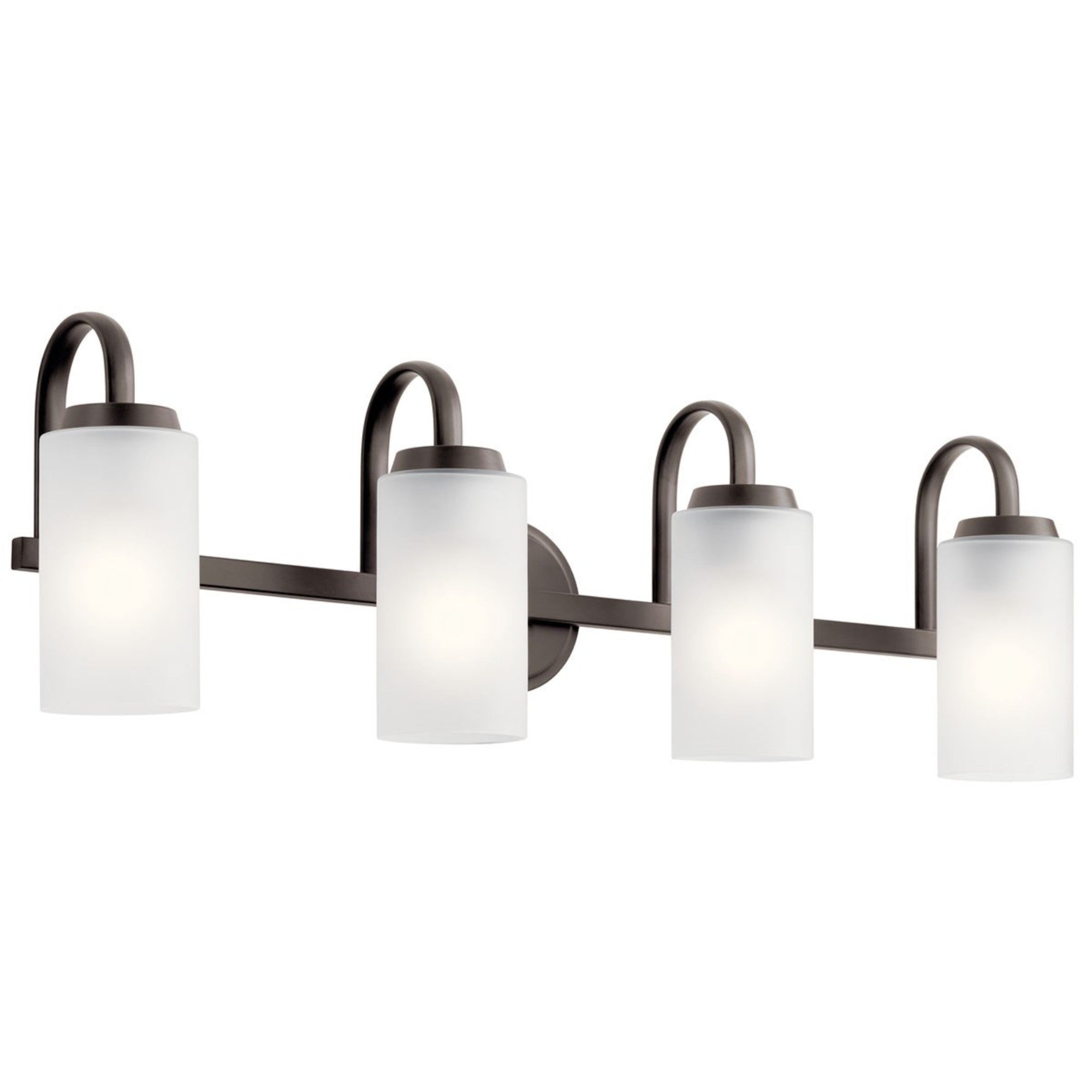 Kennewick 32" 4-Light Bath Vanity Light, Olde Bronze Finish - Bees Lighting