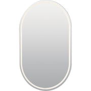 Menillo 39" LED Vanity Mirror, White Finish - Bees Lighting