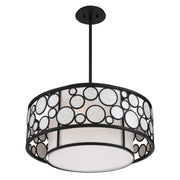Mosaic 24" 4-Light Pendant, Oil Rubbed Bronze Finish - Bees Lighting