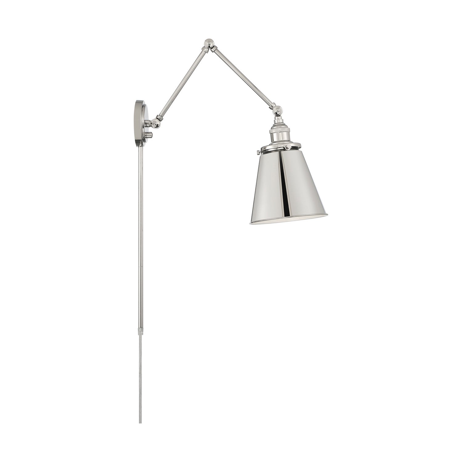 Bayard Plug In Swing Arm Wall Sconce - Bees Lighting