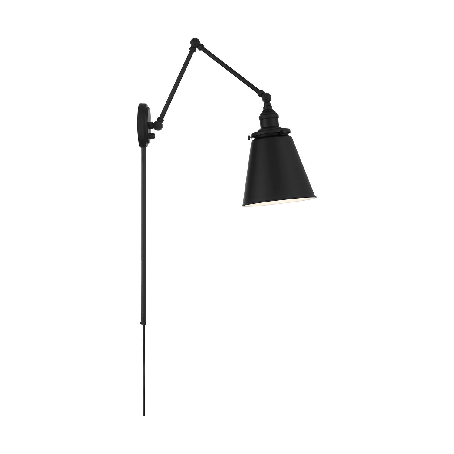 Bayard Plug In Swing Arm Wall Sconce - Bees Lighting