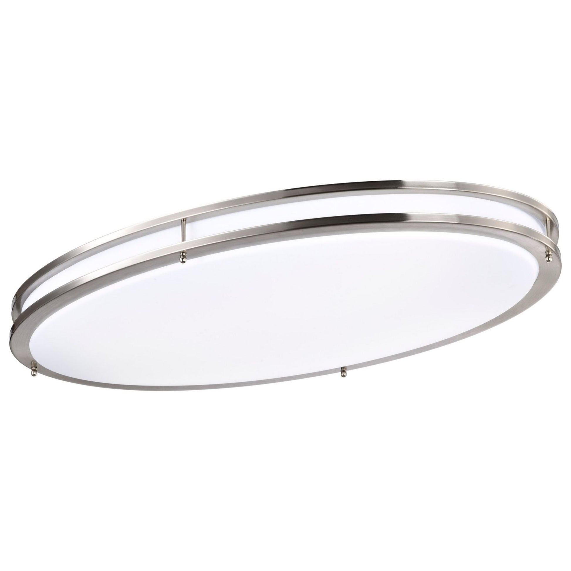 Glamour 32" LED Flush Mount, 3CCT, Silver Finish - Bees Lighting