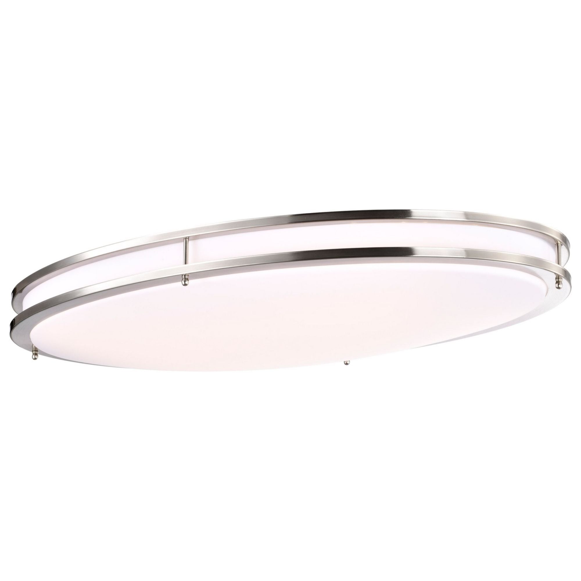 Glamour 32" LED Flush Mount, 3CCT, Silver Finish - Bees Lighting