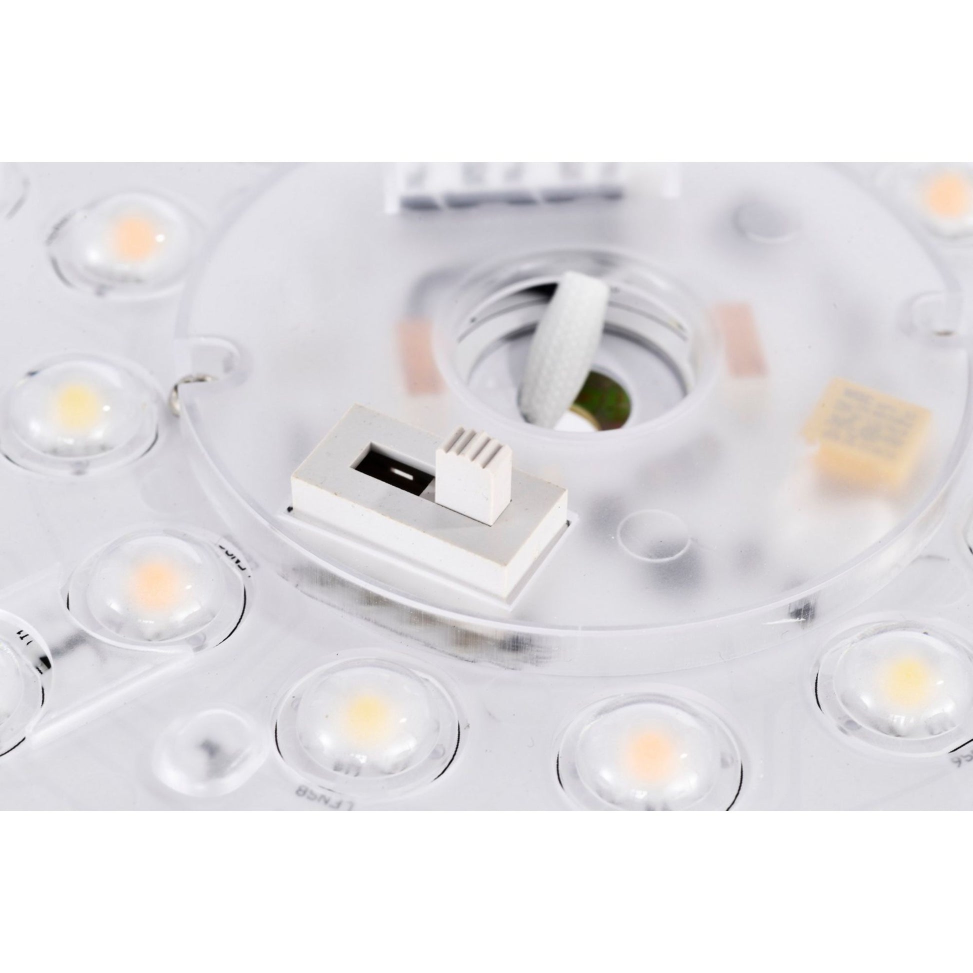 Glamour 17" LED Flush Mount, 3CCT, Black Finish - Bees Lighting