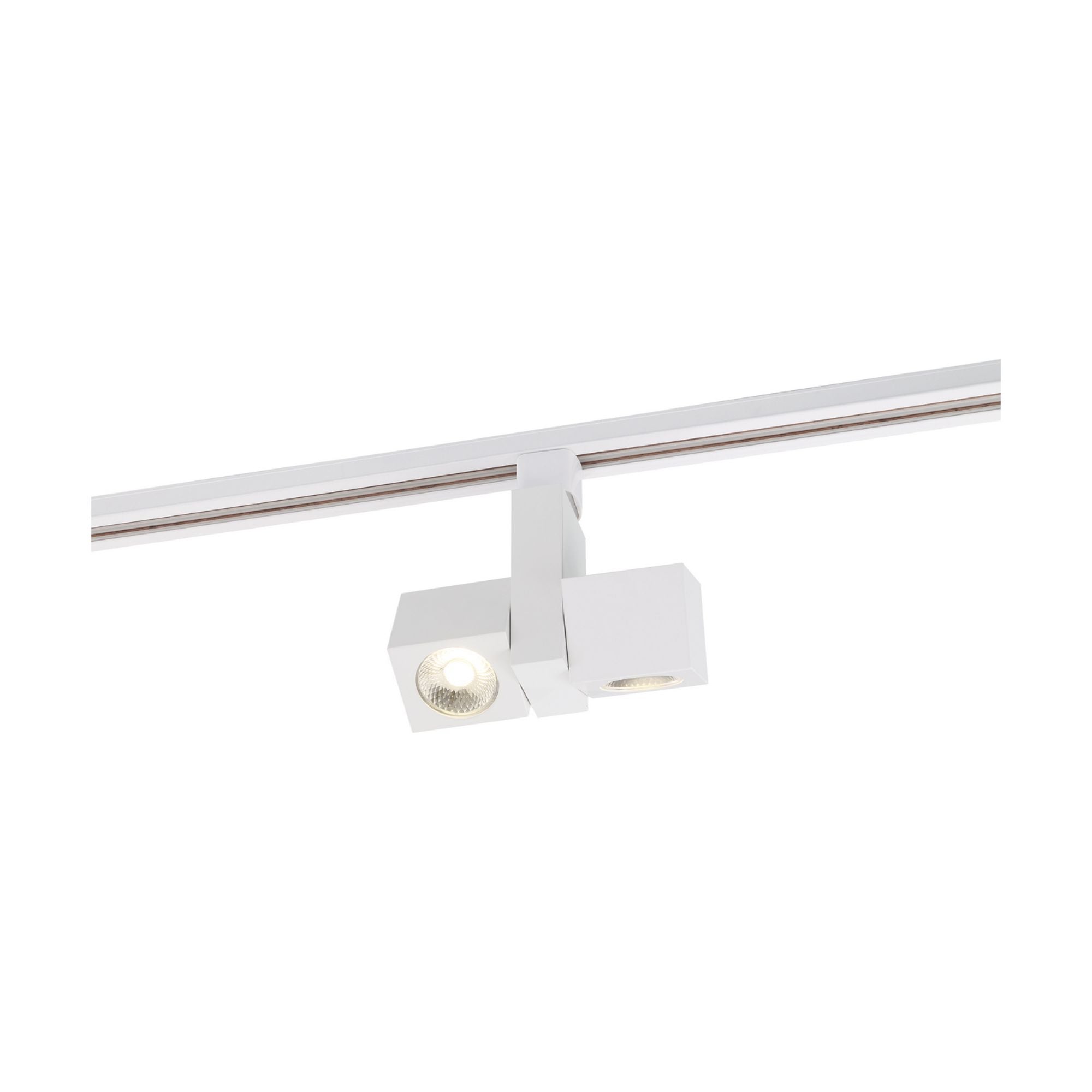 LED Dual Square Track Head 24W 2000 Lumens 3000K, Halo - Bees Lighting
