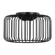 Kai 15" LED Flush Mount, Nightshade Black Finish - Bees Lighting