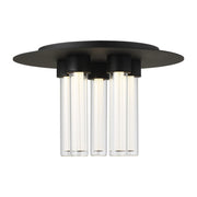 Kola 13" 5-Light LED Flush Mount, 277V, Nightshade Black Finish - Bees Lighting