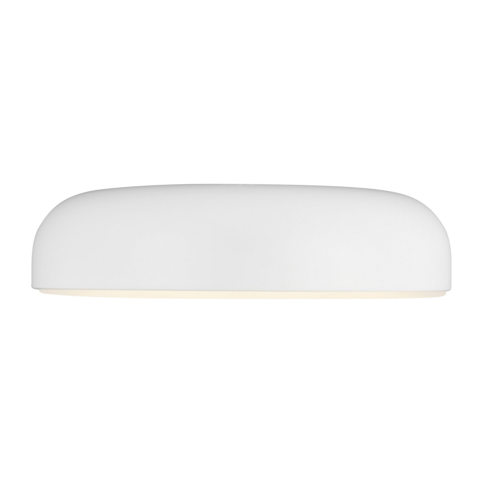 Kosa 18" LED Flush Mount, Matte White Finish - Bees Lighting