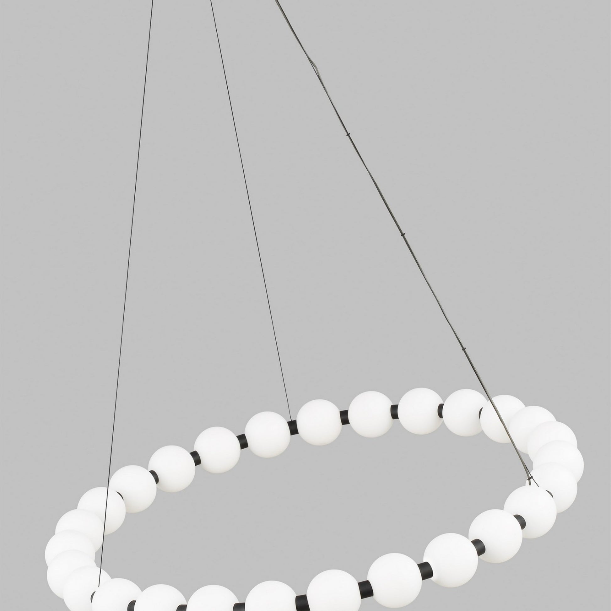 Orbet 30" Chandelier, Nightshade Black Finish - Bees Lighting