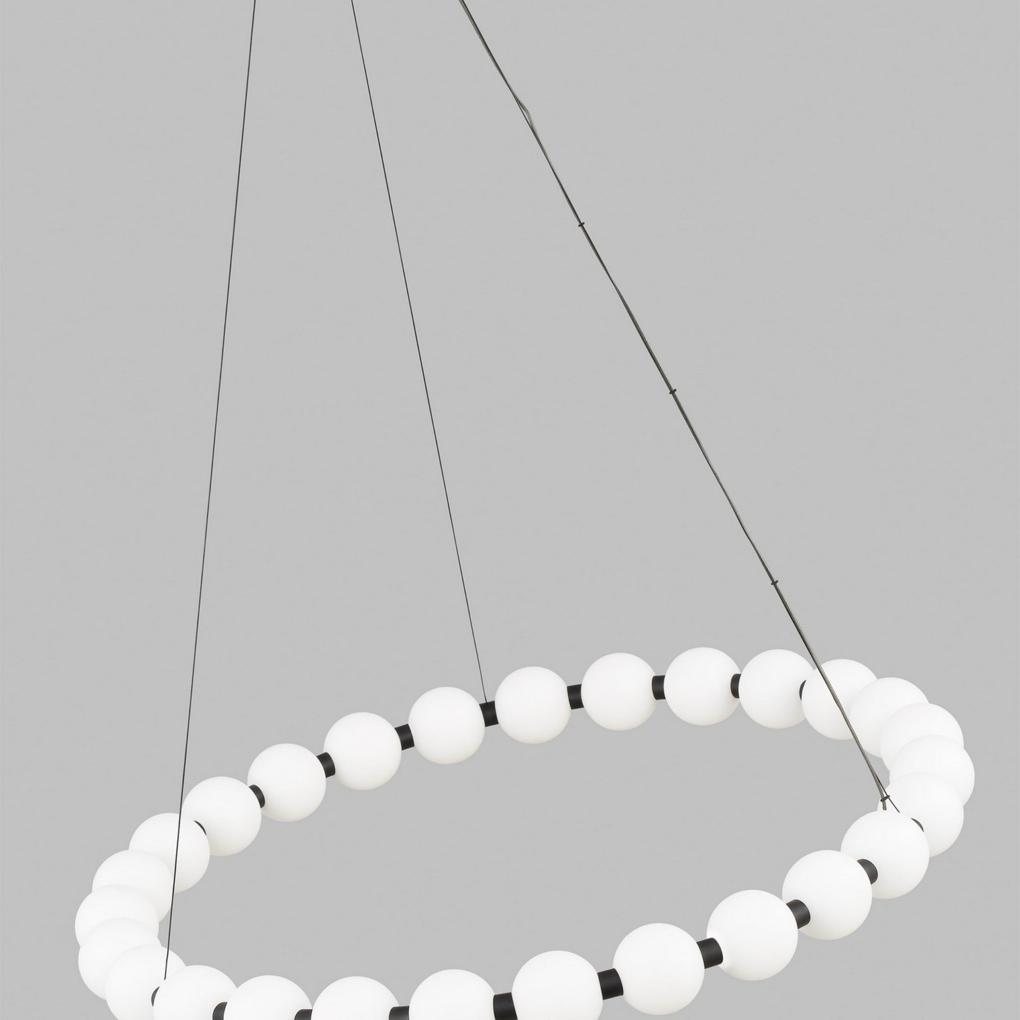 Orbet 30" Chandelier, Nightshade Black Finish - Bees Lighting