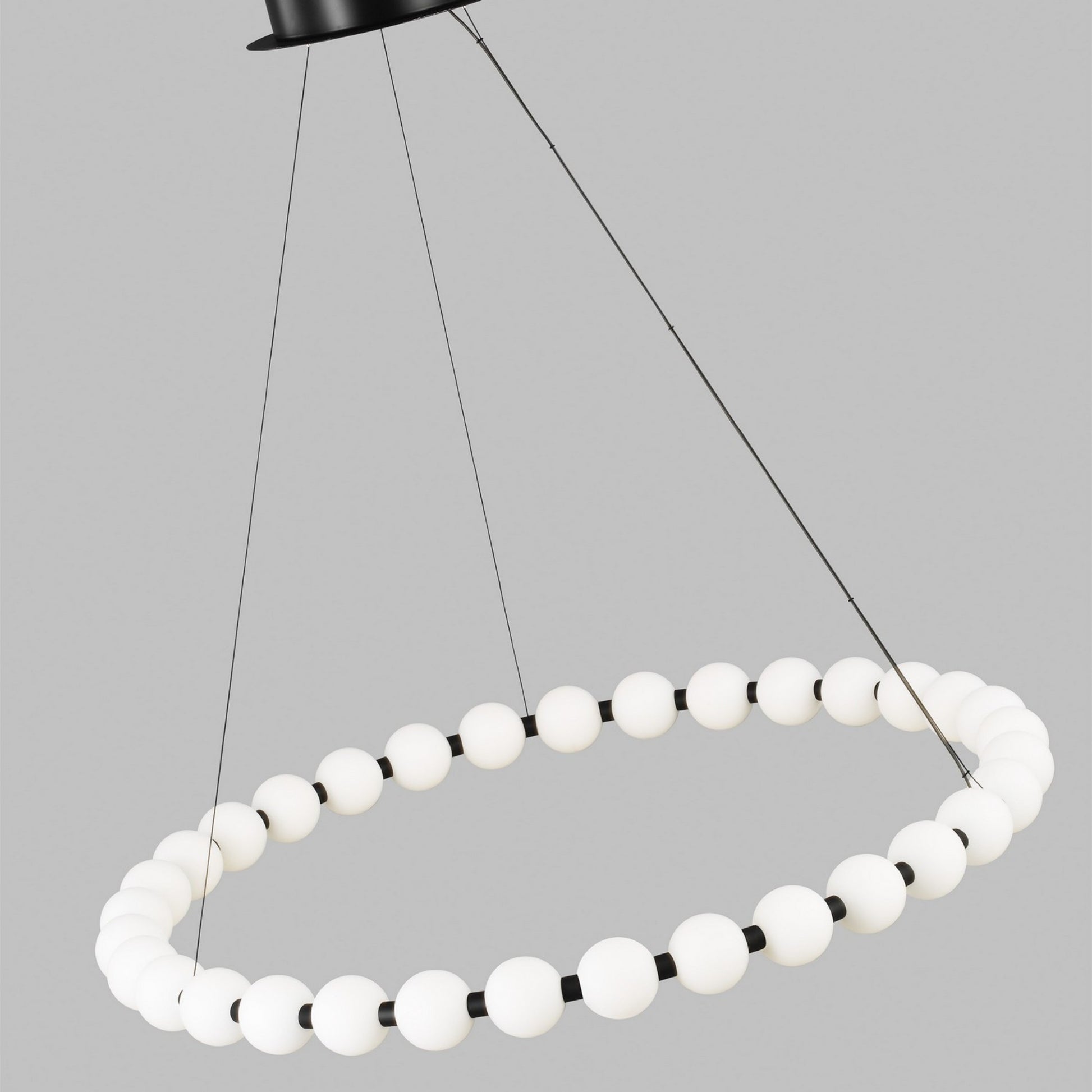 Orbet 36" Chandelier, Nightshade Black Finish - Bees Lighting