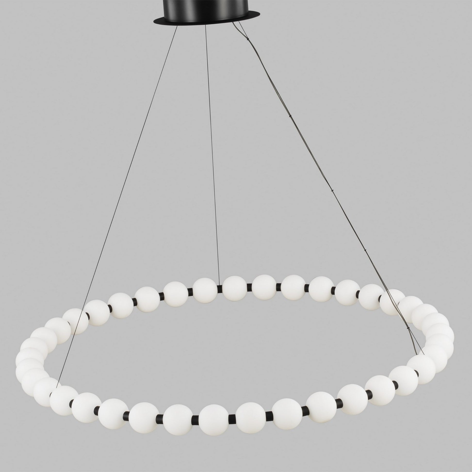 Orbet 42" Chandelier, Nightshade Black Finish - Bees Lighting