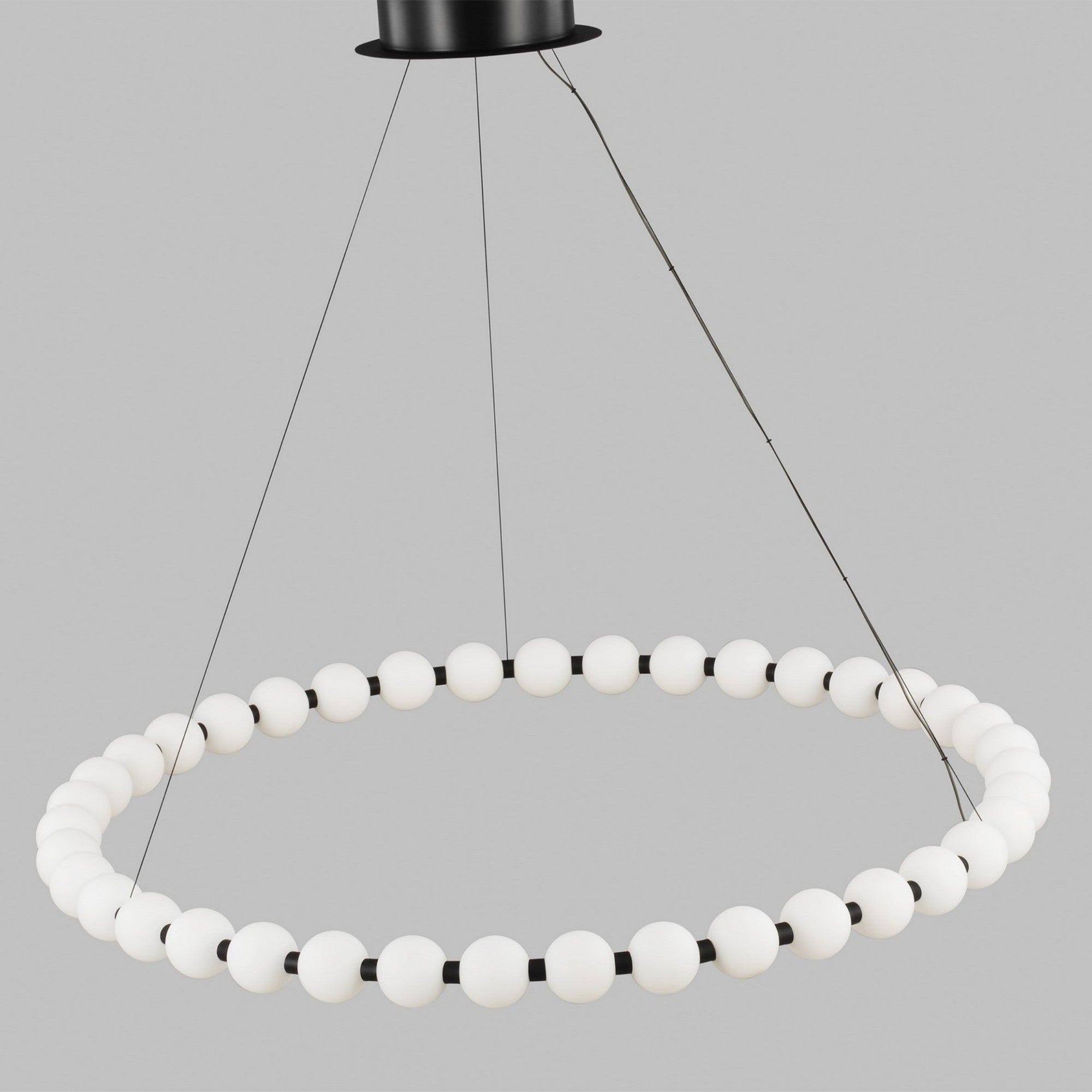 Orbet 42" Chandelier, Nightshade Black Finish - Bees Lighting