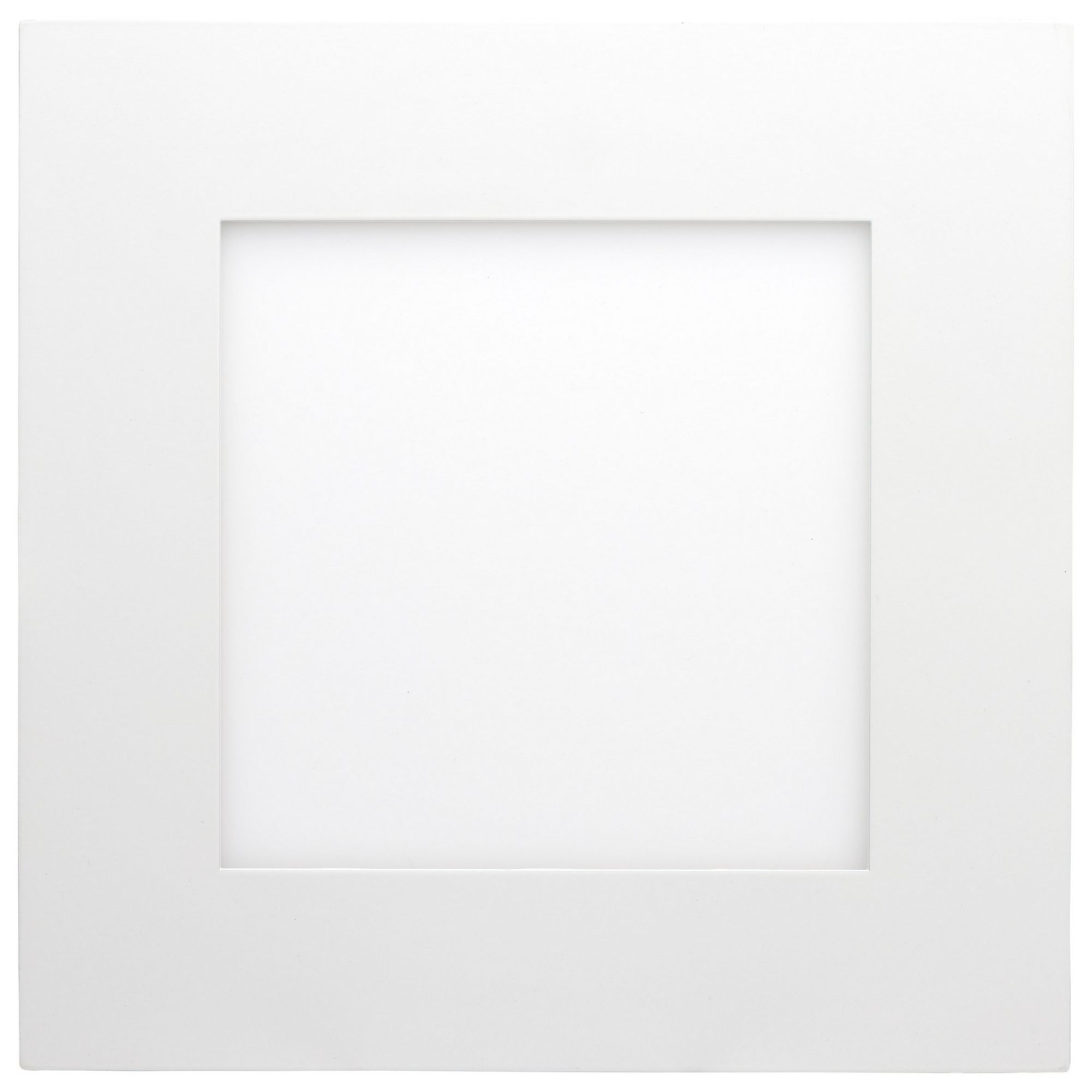 Edge-Lit 8" Square Canless LED Recessed Light, 24W, 1650 Lm, 5-CCT - Bees Lighting